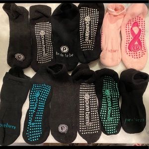 6 pair of Pure Barre Socks